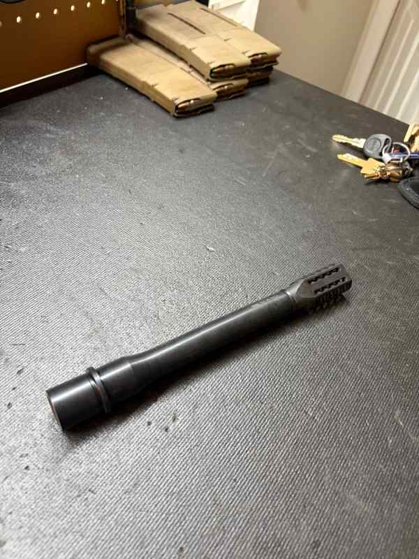 9mm PCC barrel and muzzle break