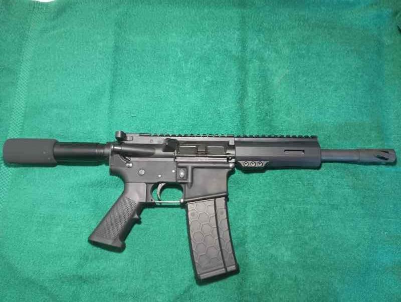 AR15 8.5" pistol upper complete or no BCG