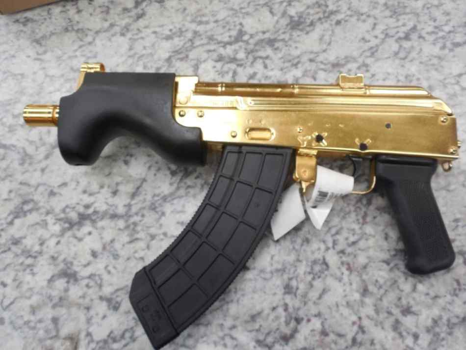 Century Arms MICRO DRACO 7.62X39 6" barrel Gold