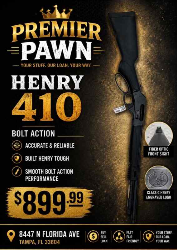 Lever action 410 Henry